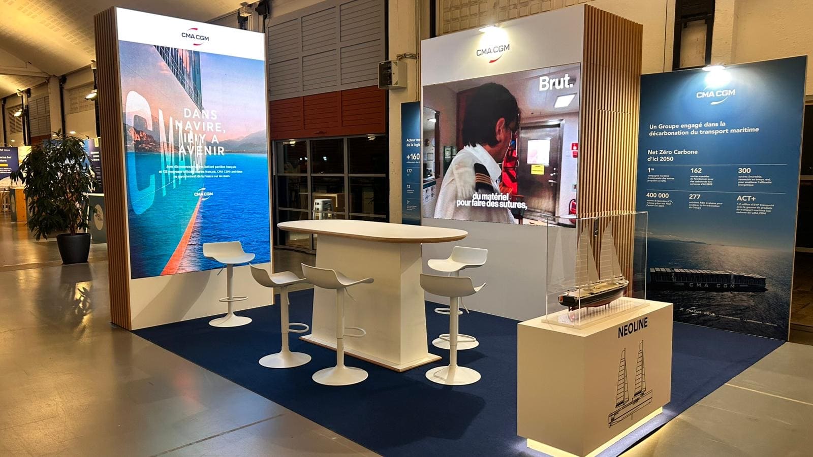 Projets renouvelés de stands sur mesure