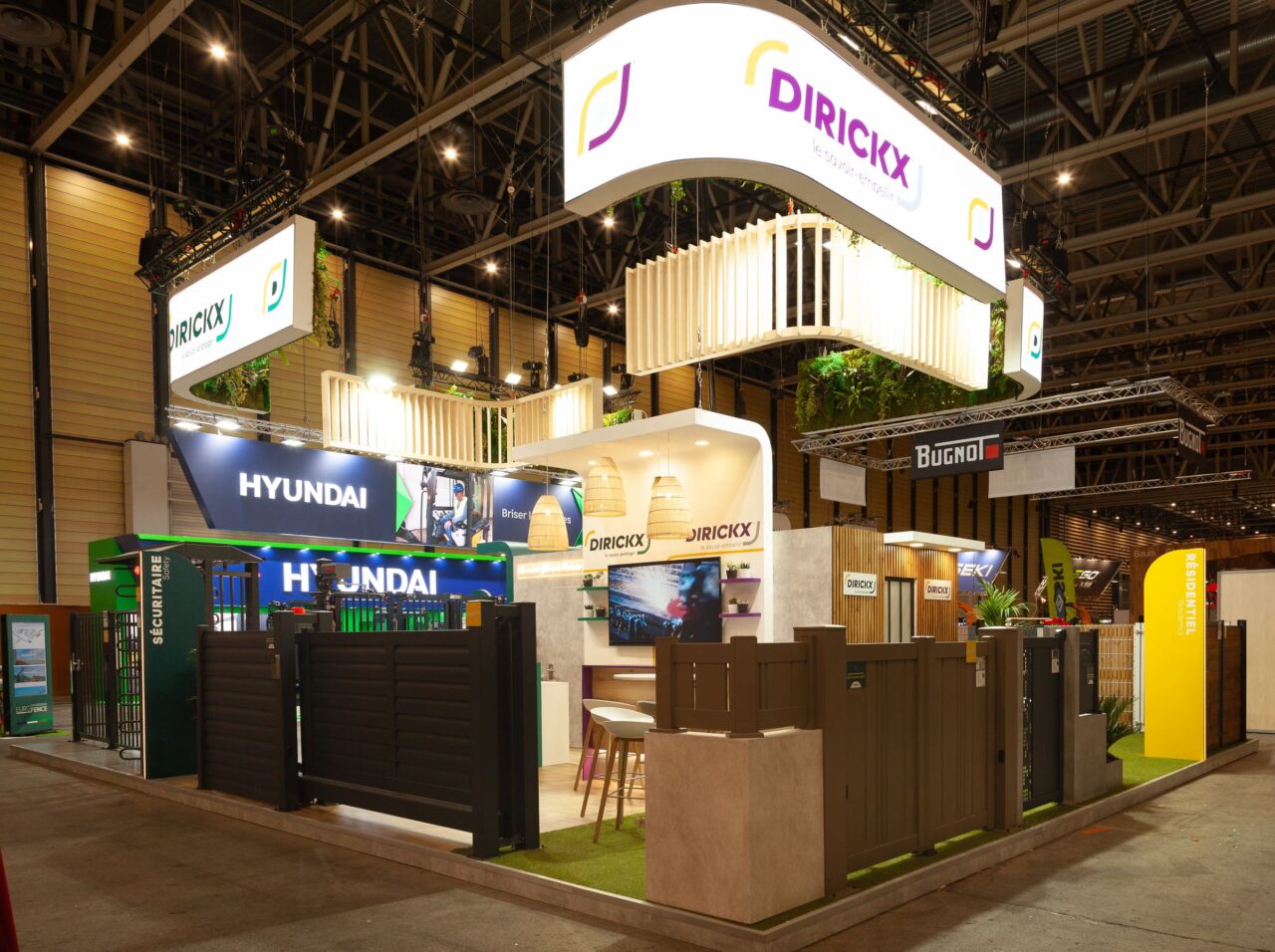 Projets renouvelés de stands sur mesure
